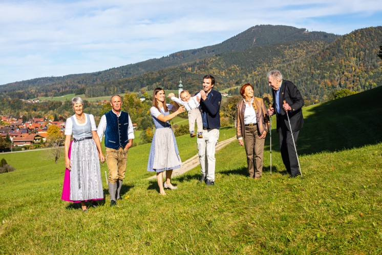 Die große Familie der Inhalber des Vitalhotels in Bayern